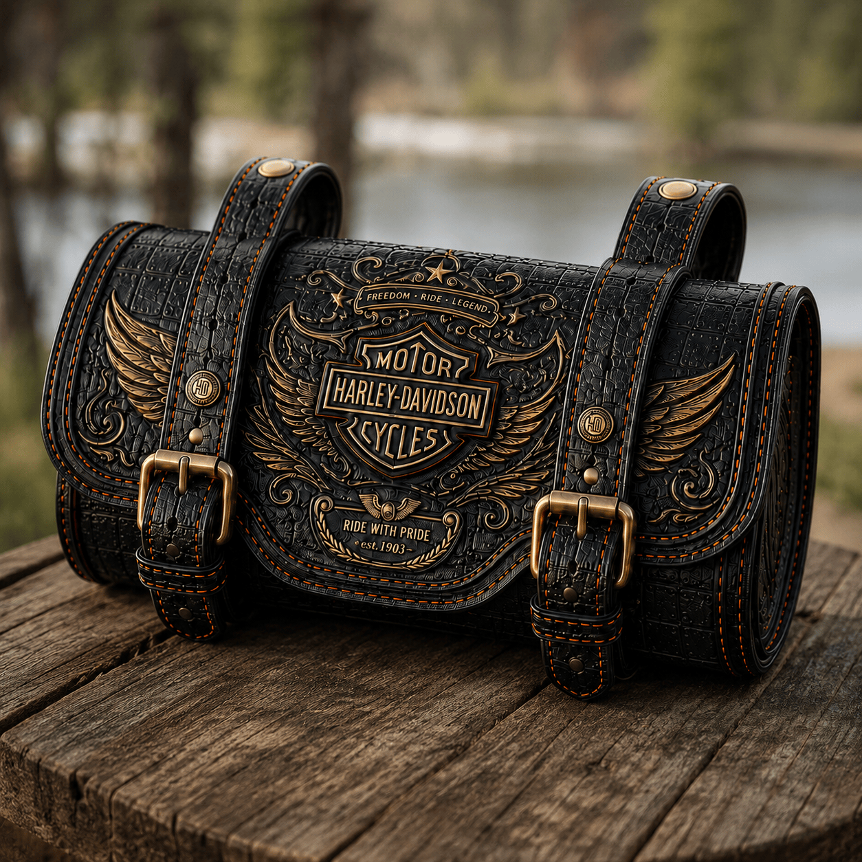 HLDV Premium Vintage Motorcycle Bag NTNA