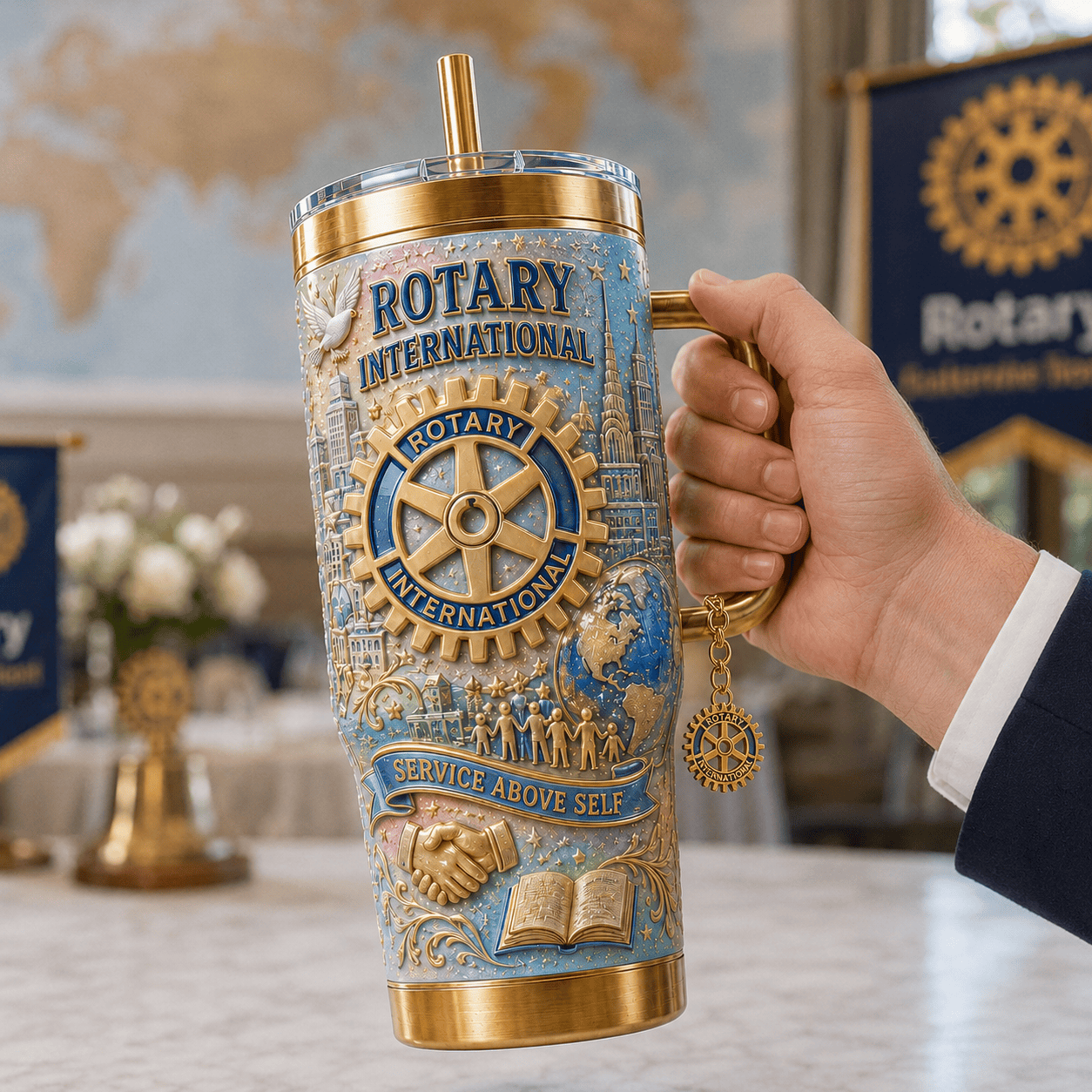 ROTI 40oz Tumbler With Handle TTNL