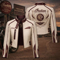 Premium IDMC Cropped Leather Zipper Jacket TNSM