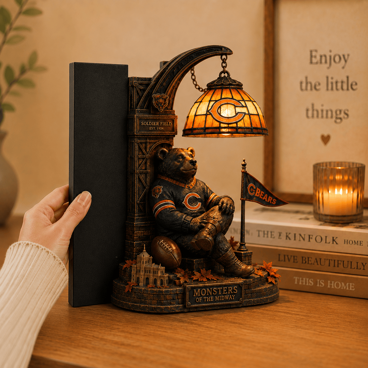 Premium CCB Bookshelf Figurines Lamp NTNA
