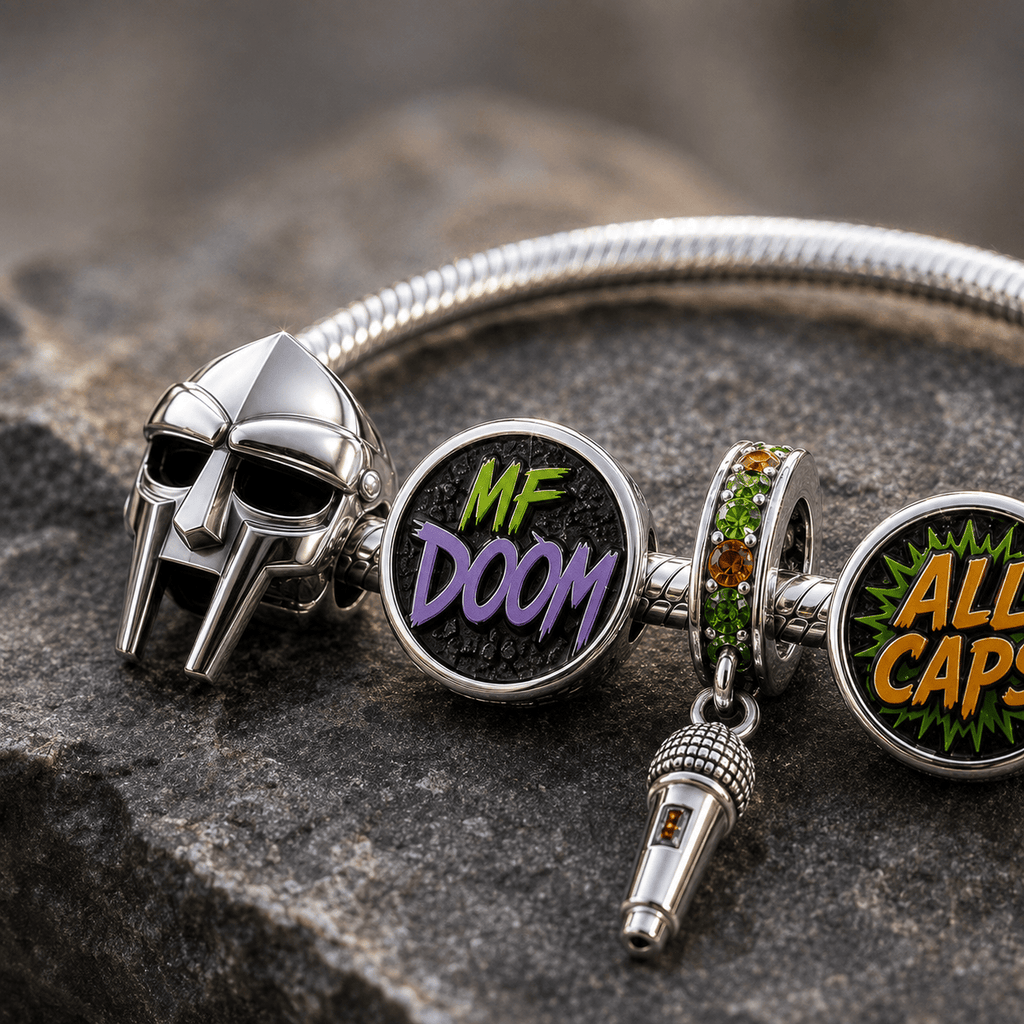 MFD Silver Charm Bracelet Set BMD