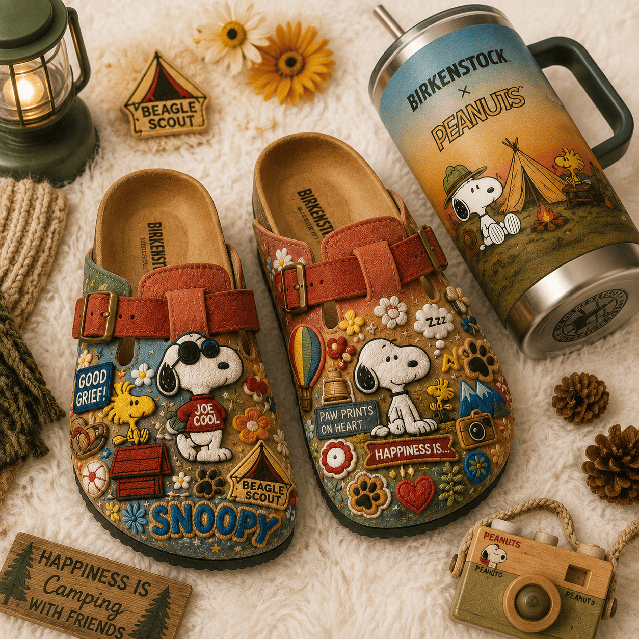 PREMIUM SPNY MINK SUEDE CLOGS TTNL