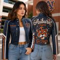 Premium ABTG Cropped Leather Zipper Jacket TNSM