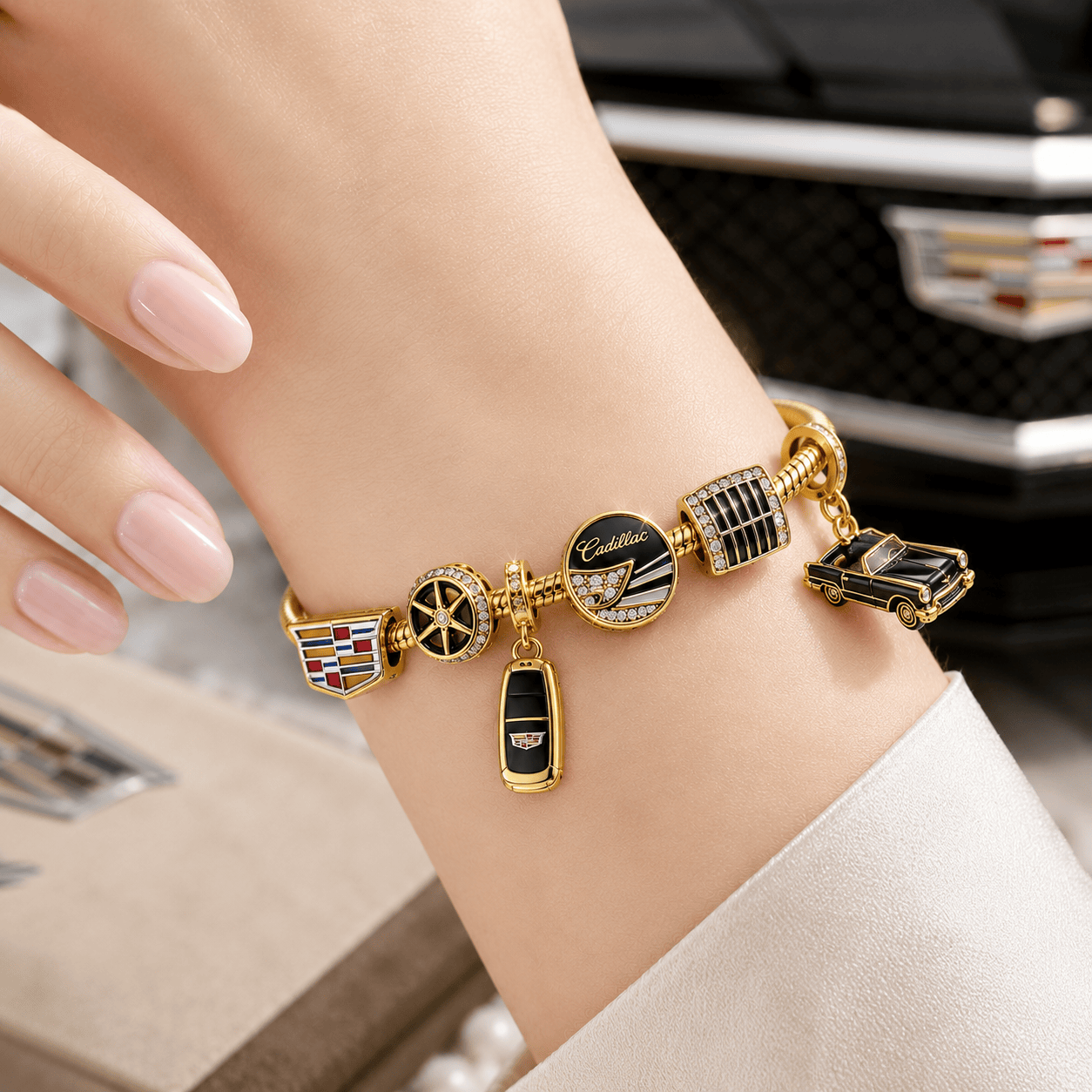 CADL Gold Charm Bracelet Set TTTT