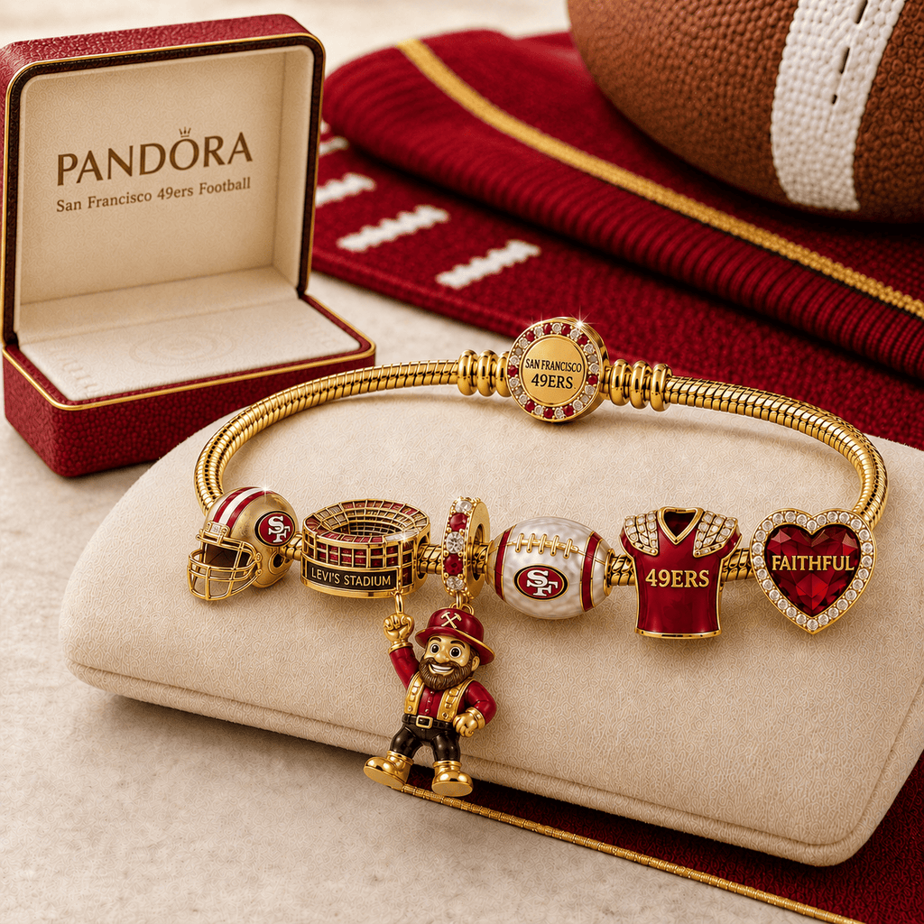 SF49 Gold Charm Bracelet Set TMH